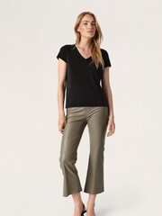Soaked in Luxury Columbine Short Sleeve V-Neck T-Shirt - Image 1 of 8