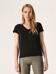 Soaked in Luxury Columbine Short Sleeve V-Neck T-Shirt - Image 3 of 8