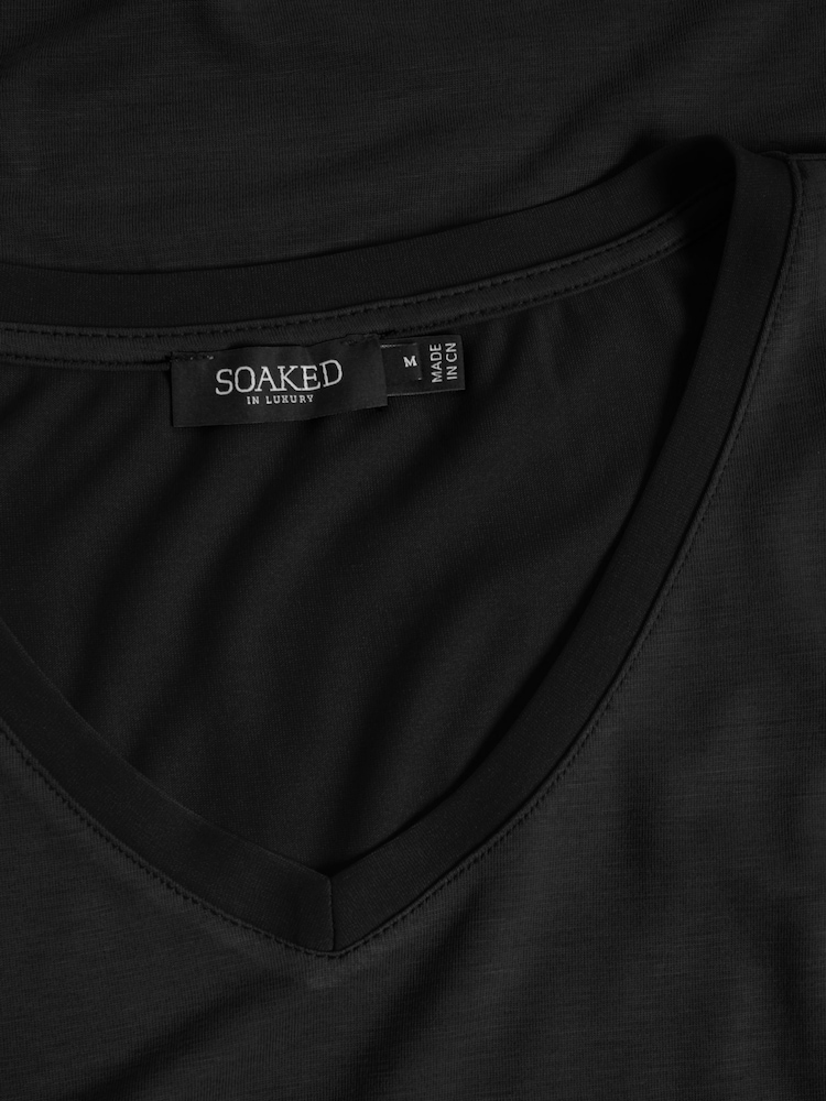 Soaked in Luxury Columbine Short Sleeve V-Neck T-Shirt - Image 8 of 8