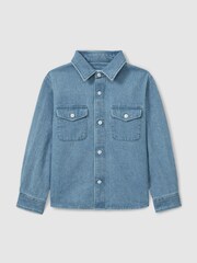 Reiss Mardin Denim Overshirt - Bild 1 av 4