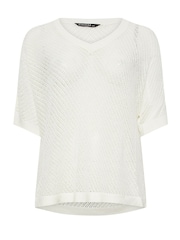 Evans Curve Tape Yarn White crochet - Image 5 of 5