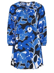 Evans Curve Floral Print Tunic Dress - Image 5 of 5