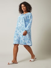 Evans Tile Tunic White Dress - Image 3 of 6