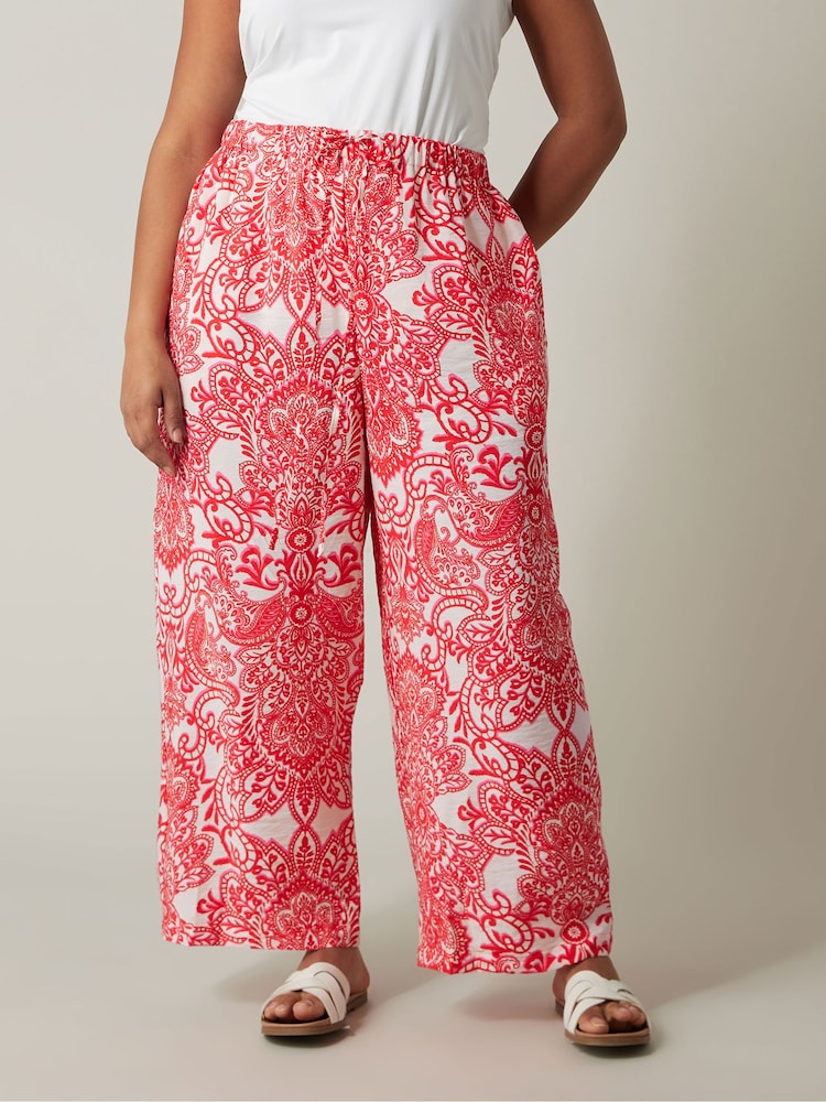 Evans & Paisley Wide Leg Trousers - Image 1 of 5