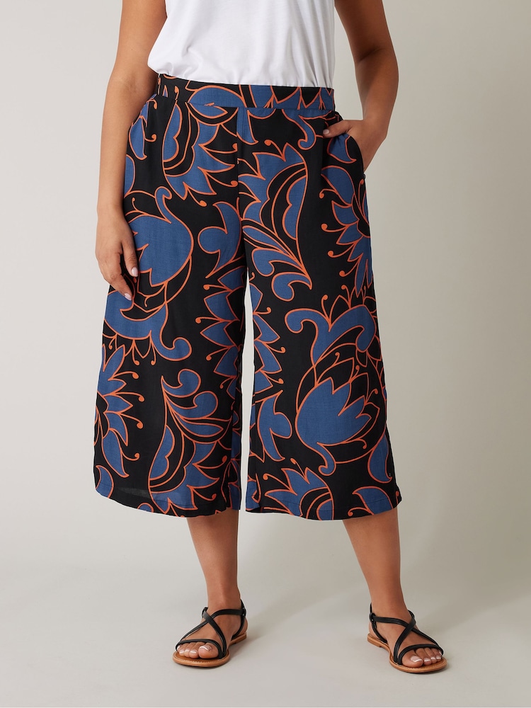 Culottes de crepé evans de pernera ancha de Evans - Imagen 1 de 5 Culottes de crepé evans de pernera ancha de Evans - Imagen 1 de 5