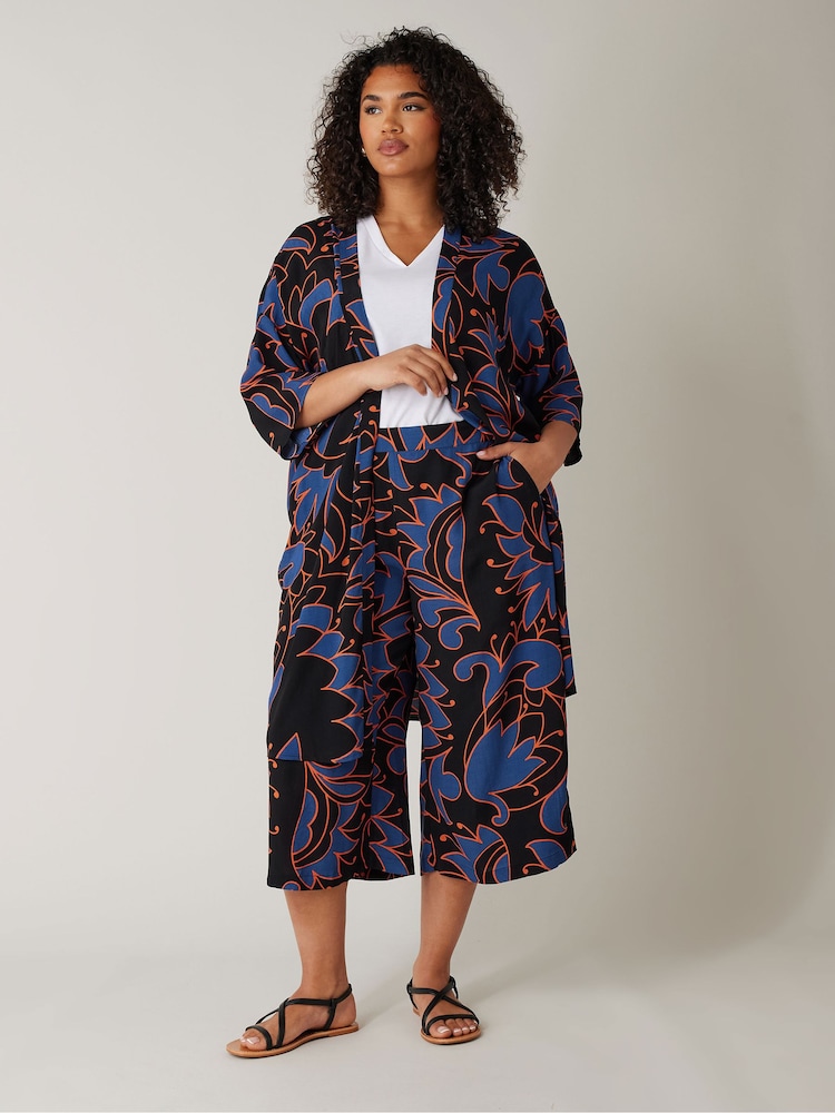 Culottes de crepé evans de pernera ancha de Evans - Imagen 2 de 5 Culottes de crepé evans de pernera ancha de Evans - Imagen 2 de 5