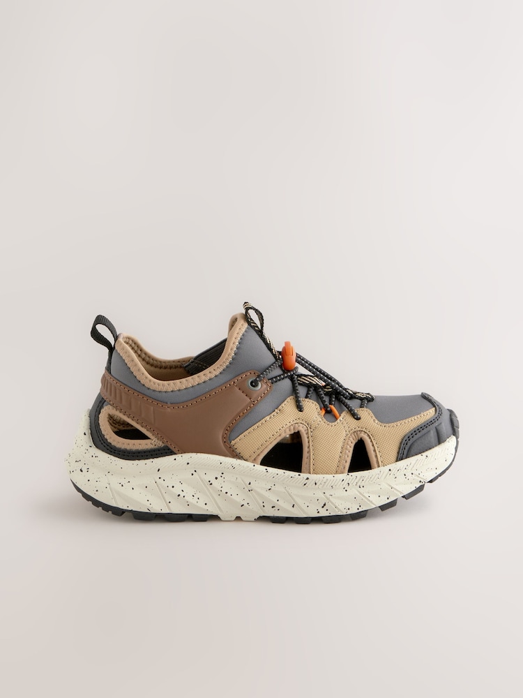 Tan Brown Trekker Walking Trainers - Image 3 of 7