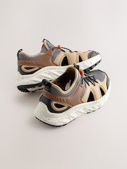 Tan Brown Trekker Trainers - Image 4 of 7