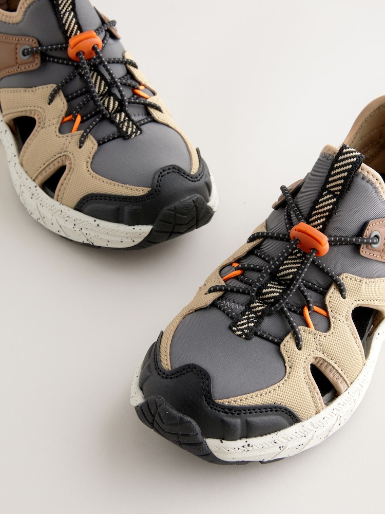 Tan Brown Trekker Walking Trainers - Image 6 of 7