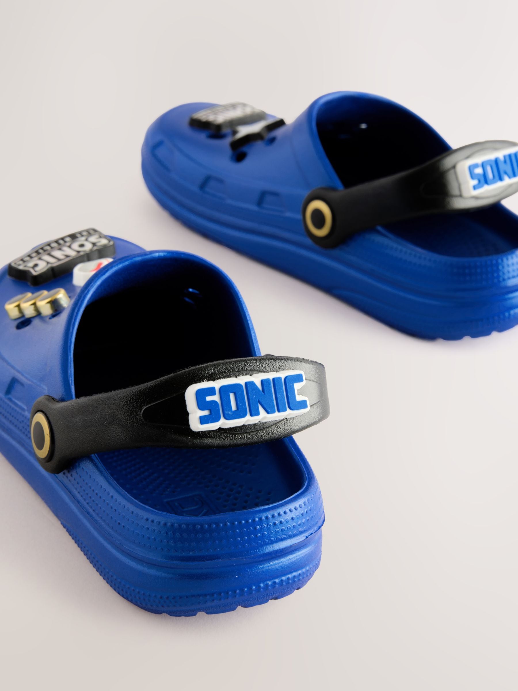 Next：日本 メタリック ブルー - Sonic クロッグサンダル from Next Japan