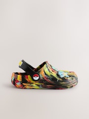 Multicolour Marble Pokemon Clogs - Image 3 of 7