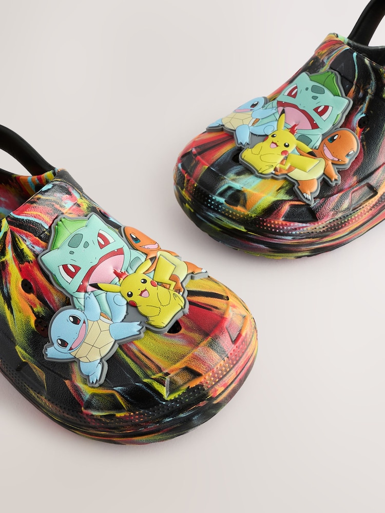 Multicolour Marble Pokemon Clogs - Image 7 of 7 Multicolour Marble Pokemon Clogs - Image 7 of 7