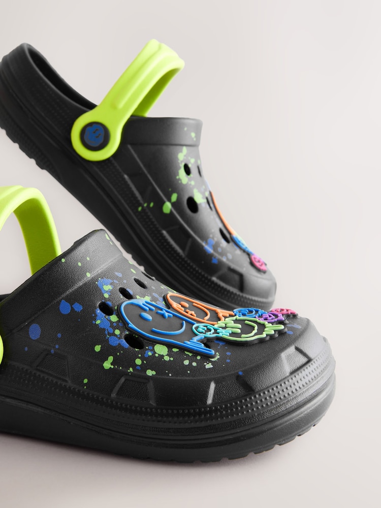 Multi Drippy Smile Clogs - Image 3 of 5