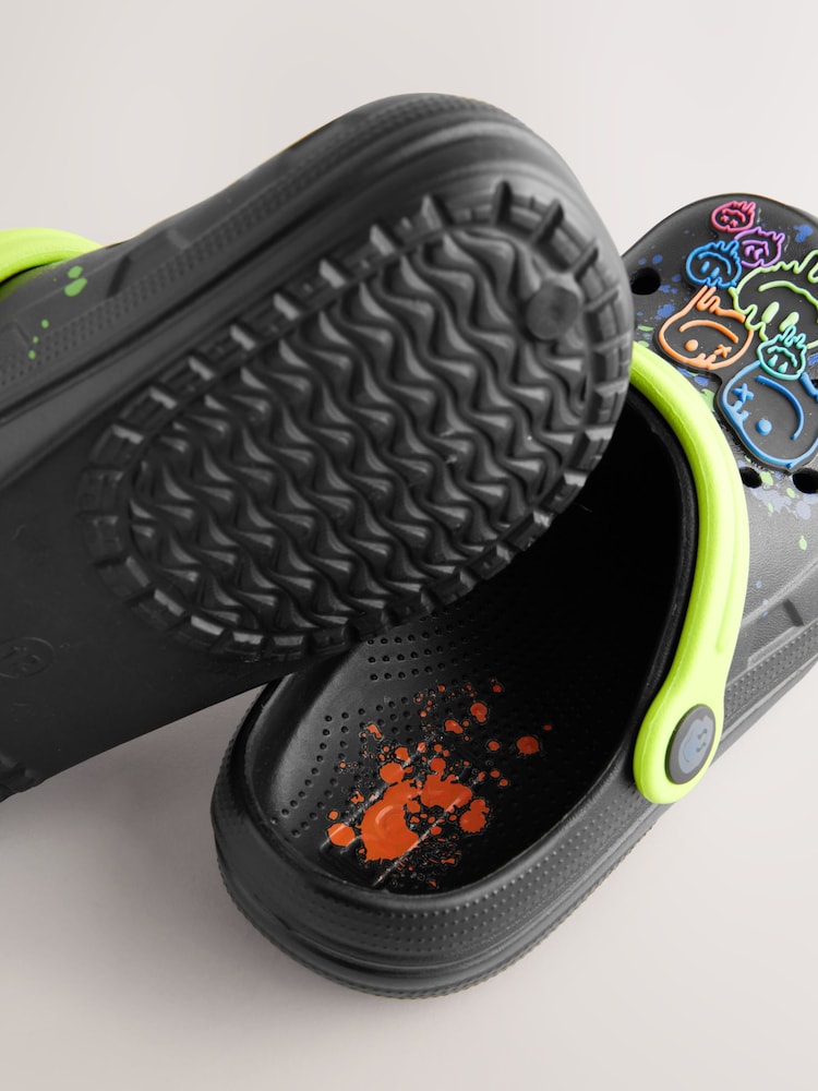 Multi Drippy Smile Clogs - Image 4 of 5