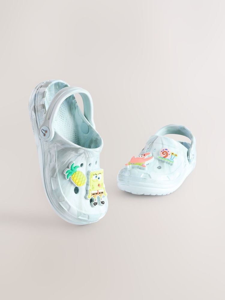Blue Marble Spongebob Clogs - Image 1 of 5