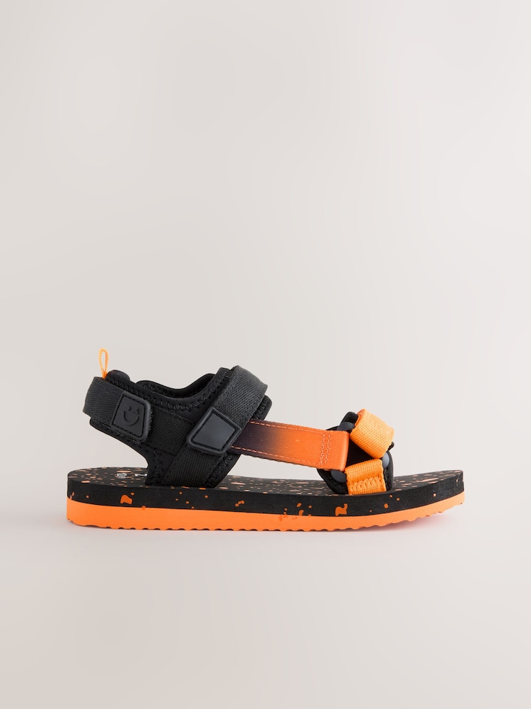 Orange Standard Fit (F) Trekker Sandals - Image 2 of 5