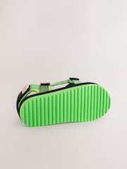 Black Green Minecraft Trekker Sandals - Image 3 of 5