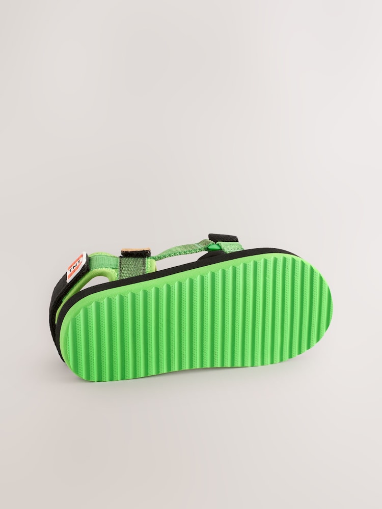 Black Green Minecraft Trekker Sandals - Image 3 of 5