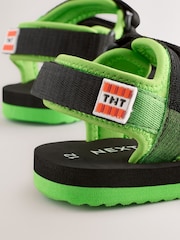 Black Green Minecraft Trekker Sandals - Image 5 of 5