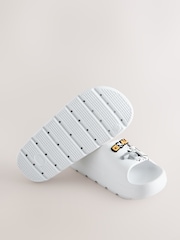 White Football Sliders - Image 5 of 5