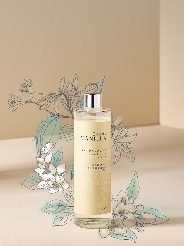 Vanilla and Cocoa Bean 200ml Diffuser Refill - Image 1 of 4 Vanilla and Cocoa Bean 200ml Diffuser Refill - Image 1 of 4