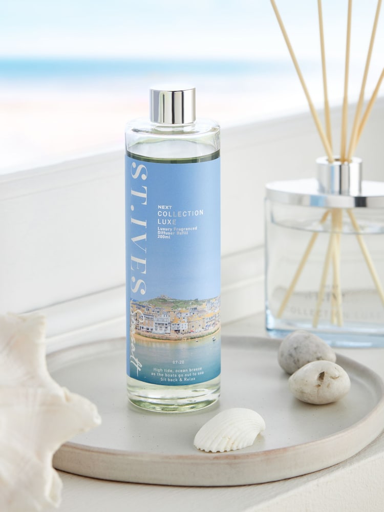 Collection Luxe St Ives Sea Salt and Bergamot 200ml Fragranced Reed Diffuser Refill - Image 1 of 2