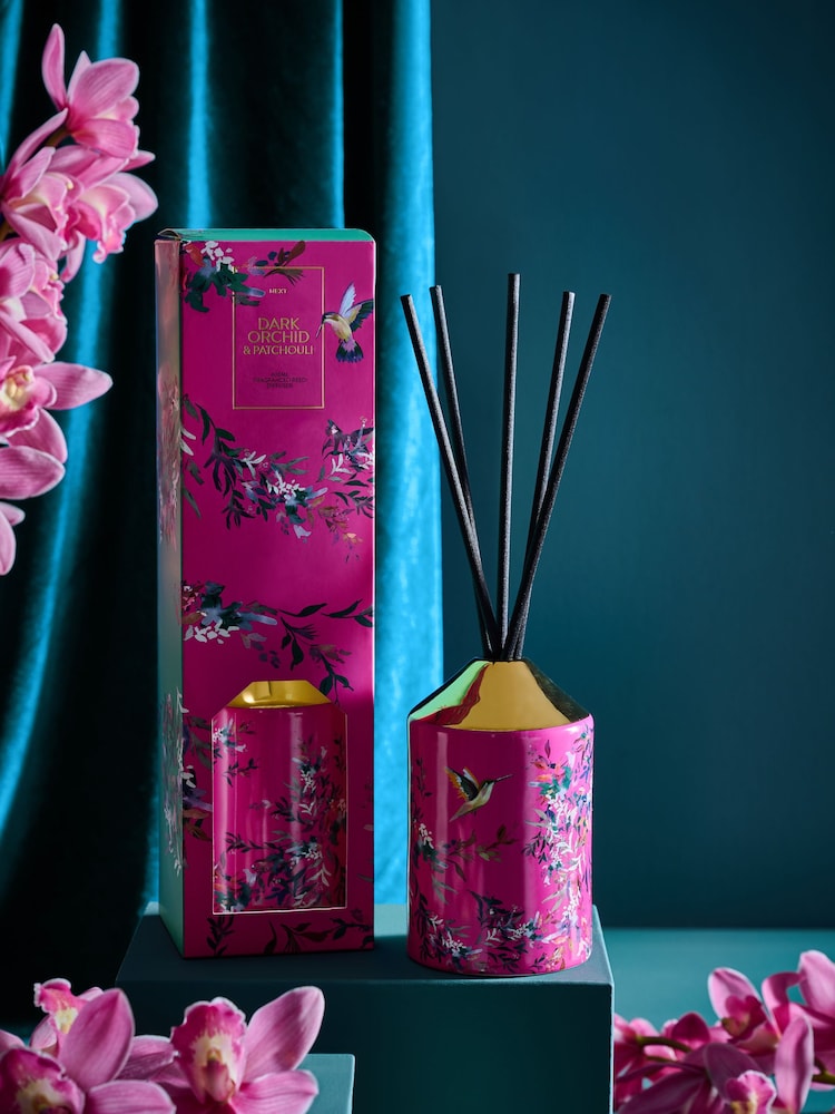 Dark Orchid and Patchouli 400ml Fragranced Reed Diffuser - Image 1 of 4