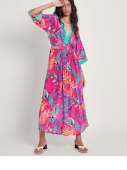 Monsoon Pink Aura Maxi Dress - Image 1 of 5
