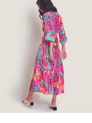 Monsoon Pink Aura Maxi Dress - Image 3 of 5