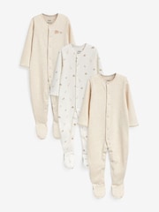 Mamas & Papas 100% Bombaž Born Wild rjava spalna obleka 3 komplet - Slika 1 iz 4