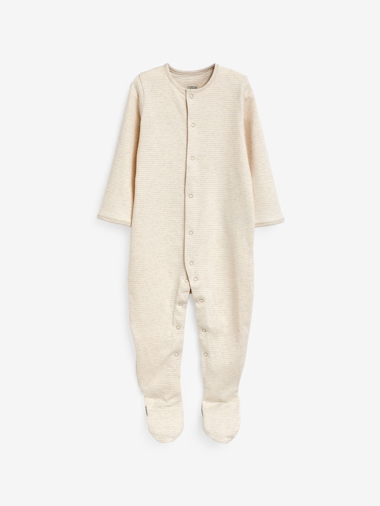 Mamas & Papas 100% Bombaž Born Wild rjava spalna obleka 3 komplet - Slika 4 iz 4