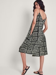 Monsoon Black Sunny Batik Dye Playsuit - Image 2 of 4