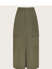 Monsoon 100% Cotton Lucia Cargo Midi Skirt - Bild 5 von 5