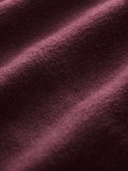 Berry Red Premium Handsewn Wool Rich Scarf Coat - Image 9 of 9