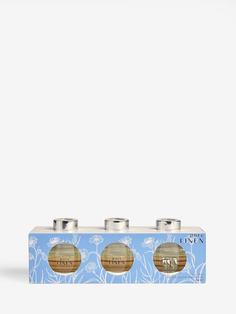 Set of 3 Pure Linen 40ml Diffusers - Image 1 of 4