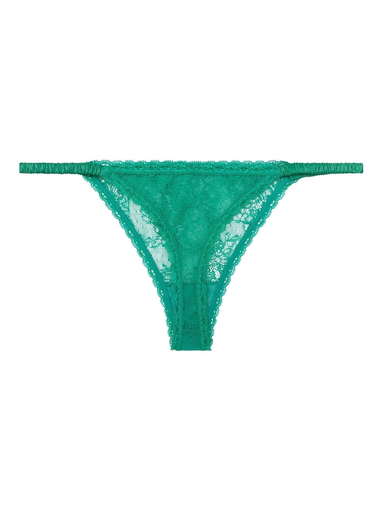Love Stories Green Roomie Tanga String Briefs - Image 3 of 4
