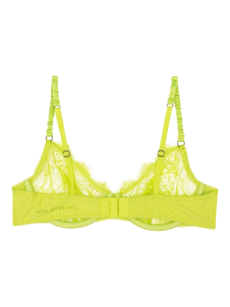 Love Stories Green Romeo Delicate Underwired Bra - Image 2 of 5