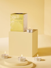 Yellow White Jasmine 24 Pack Tealights Candle - Image 1 of 5