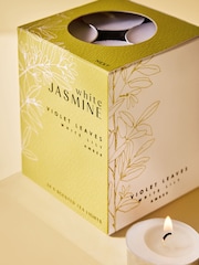 Yellow White Jasmine 24 Pack Tealights Candle - Image 3 of 5