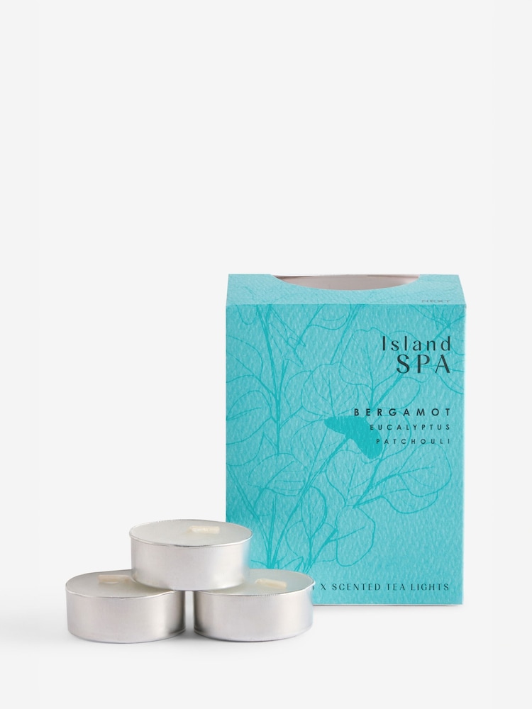 Turquoise Blue Island Spa 24 Pack Tealights Candle - Image 5 of 5