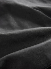 Black N. Premium Genuine Leather Fringed Jacket - Image 10 of 10