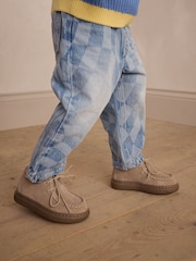 Neutral Smart Lace-Up Shoes - Image 1 of 8