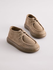 Neutral Smart Lace-Up Shoes - Image 4 of 8