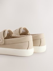 Neutral Standard Fit (F) Touch Fastening Penny Loafers - Image 3 of 6