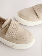 Neutral Standard Fit (F) Touch Fastening Penny Loafers - Image 5 of 6