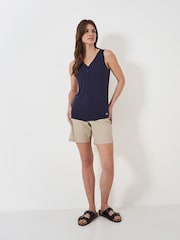 Crew Clothing Blue Henley Vest - Image 2 of 4