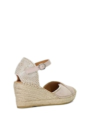 Dune London Pink Kamii Hotfix Detail Espadrilles - Image 5 of 7