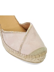 Dune London Pink Kamii Hotfix Detail Espadrilles - Image 7 of 7