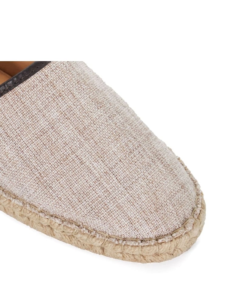 Creme - Dune London Bronko Piping Canvas Espadrilles - Bild 7 von 7