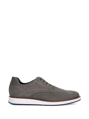 Dune London Grey Standard Fit Beko Wedge Gibson Shoes - Image 3 of 7